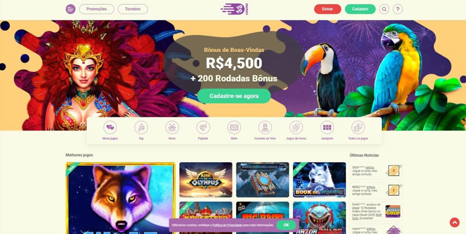 Os serviços de cassino estão divididos em muitas salas de jogos diferentes