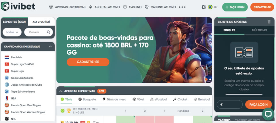 O site permite apostas em tempo real, bem como apostas rápidas. As estatísticas e a linha do tempo do jogo são exibidas de maneira simples e fácil de entender. Proporcionando uma experiência mais intensa e competitiva.