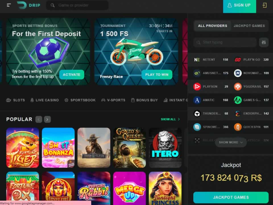 seção de jogos de cassino online oferece um extenso catálogo de jogos, incluindo uma variedade de caça-níqueis, jogos de mesa, pôquer, blackjack, roleta, dados e bingo. Esses jogos são operados por fornecedores respeitáveis do setor, oferecendo jogos de qualidade, inovação e uma experiência de jogo segura.